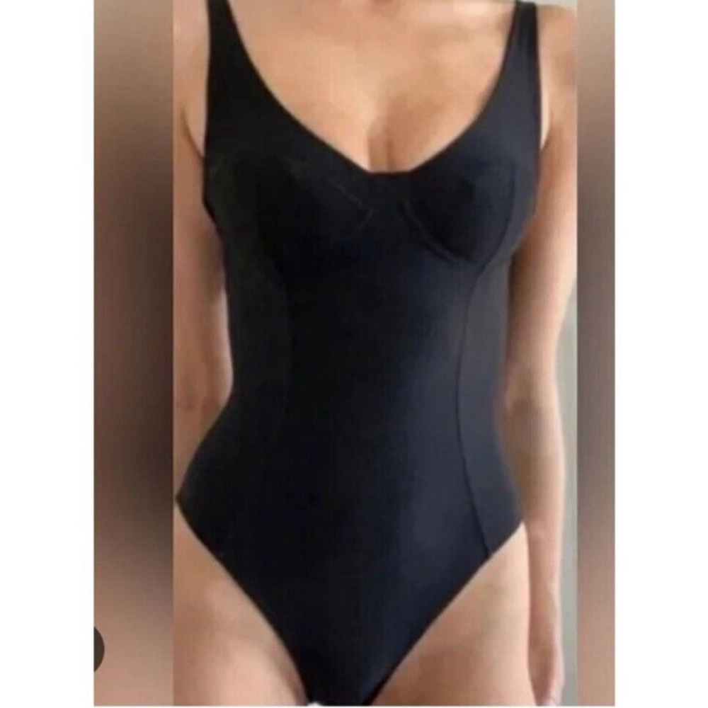 NWT We are HAH x Free People Eyes on Top Bodysuit in Black size Small